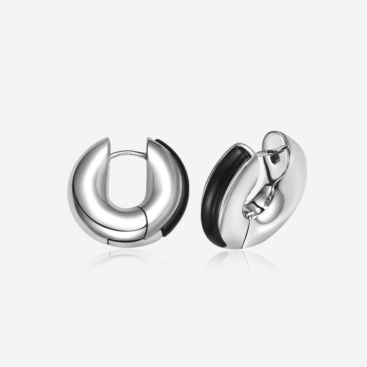 ENVYOU Chunky Hoop Earrings