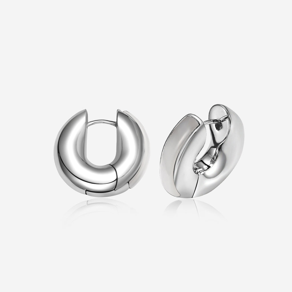 ENVYOU Chunky Hoop Earrings