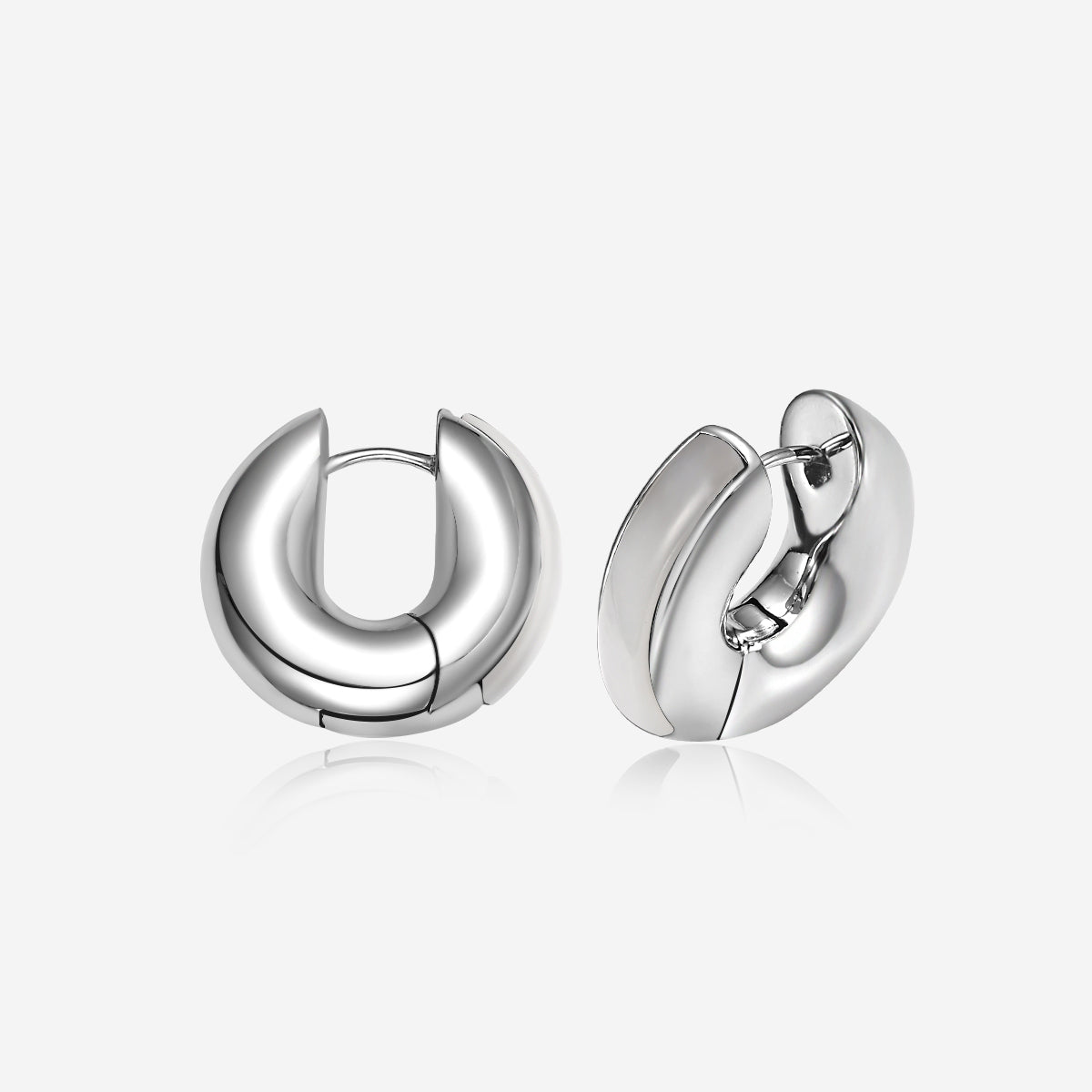 ENVYOU Chunky Hoop Earrings