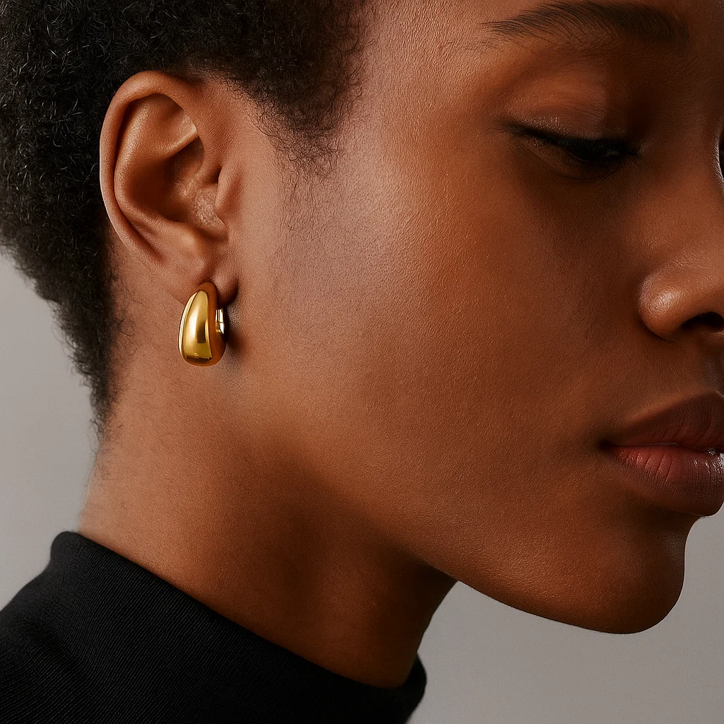 ENVYOU Mixed Metal Earrings