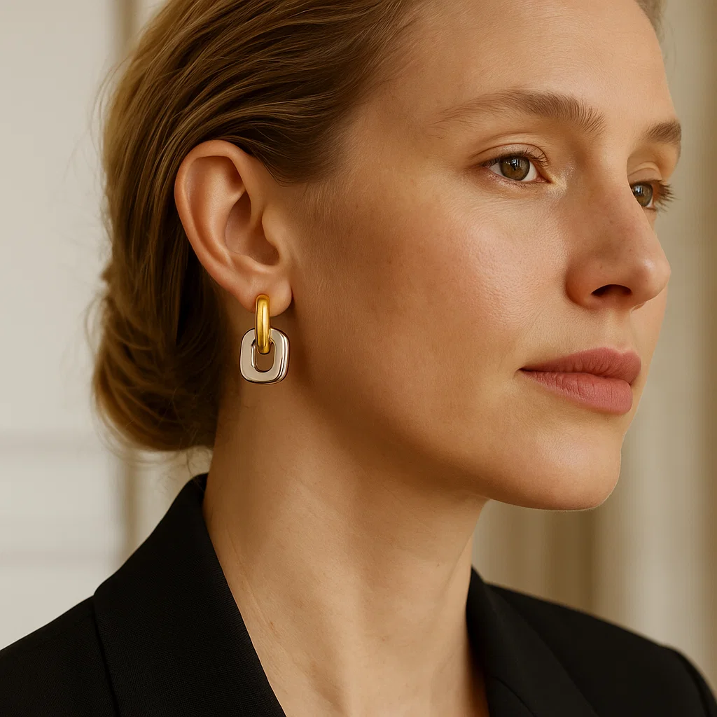 ENVYOU Paperclip Earrings