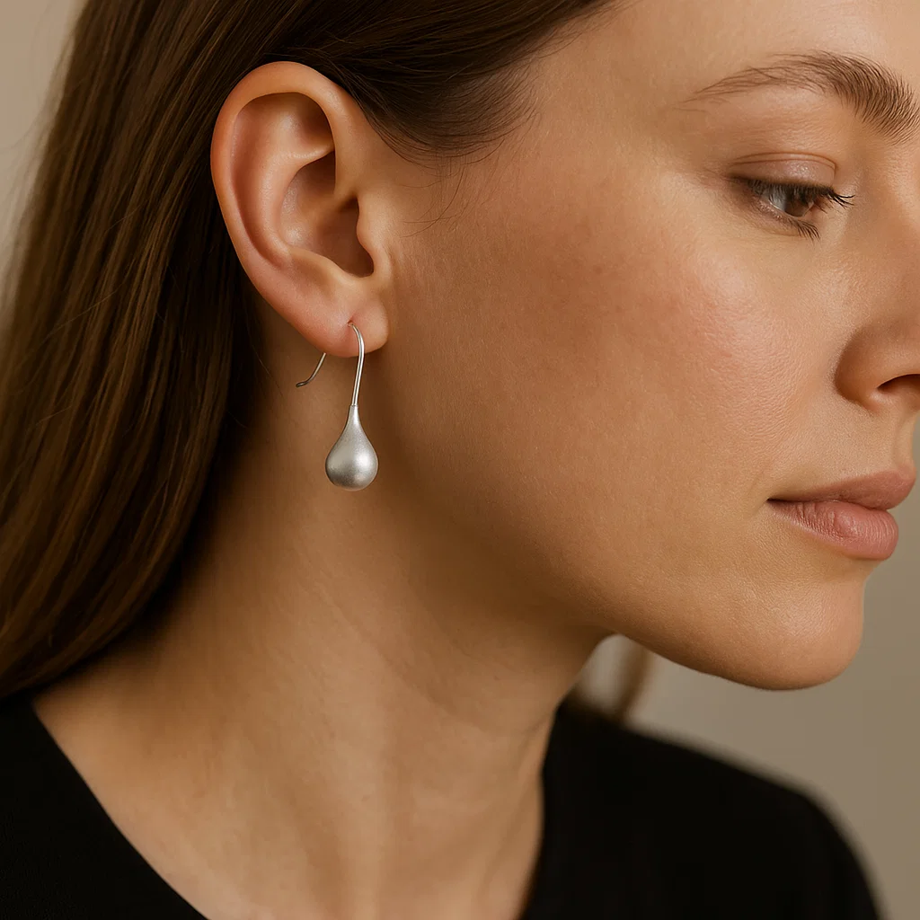 ENVYOU Teardrop Hanging Earrings