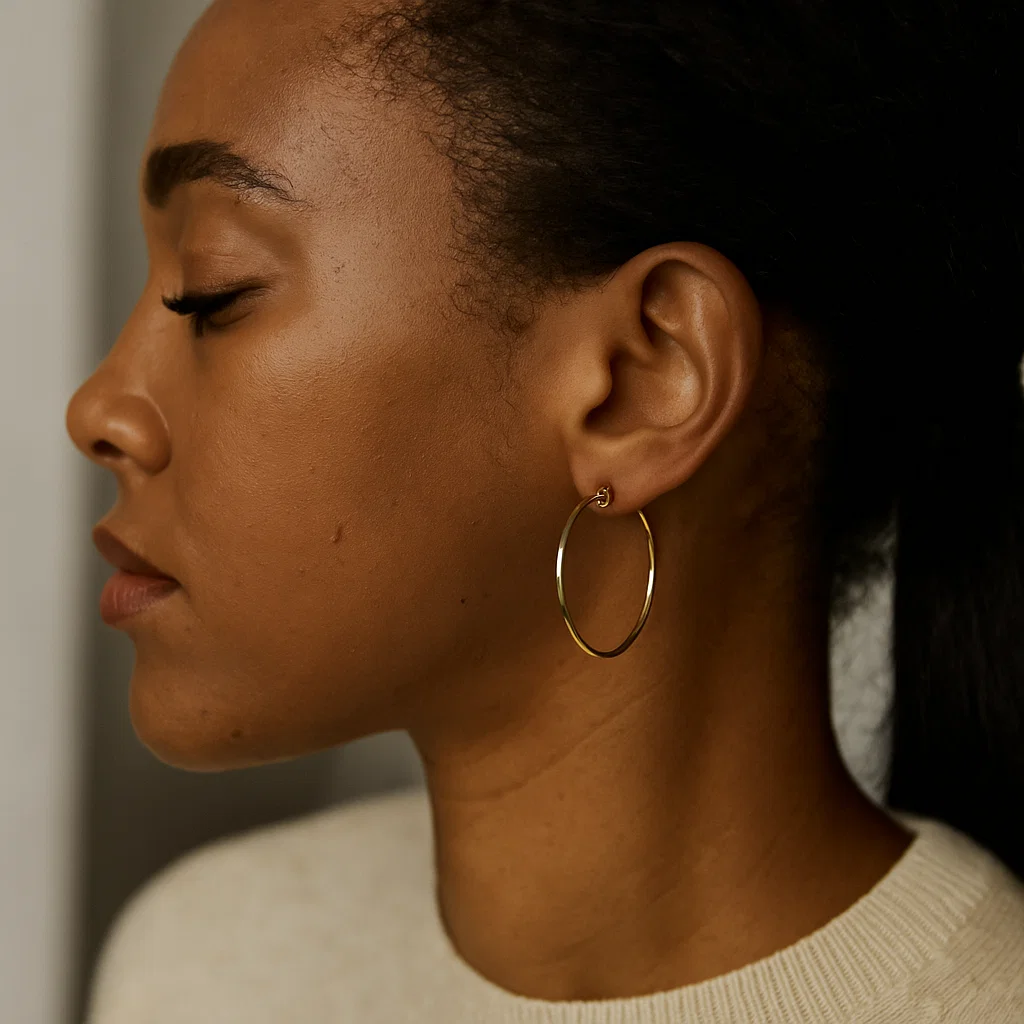 ENVYOU Large Hoop Earrings