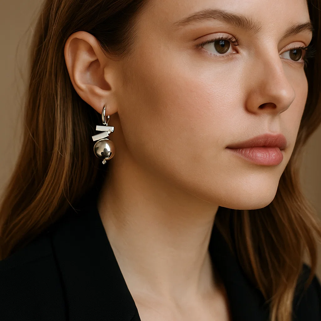 ENVYOU Ball Pendant Earrings