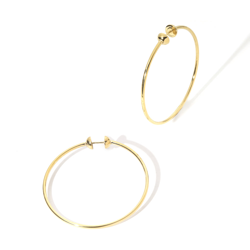 ENVYOU Large Hoop Earrings