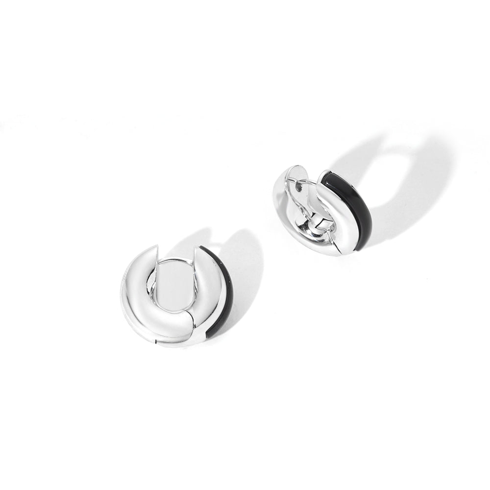 ENVYOU Chunky Hoop Earrings