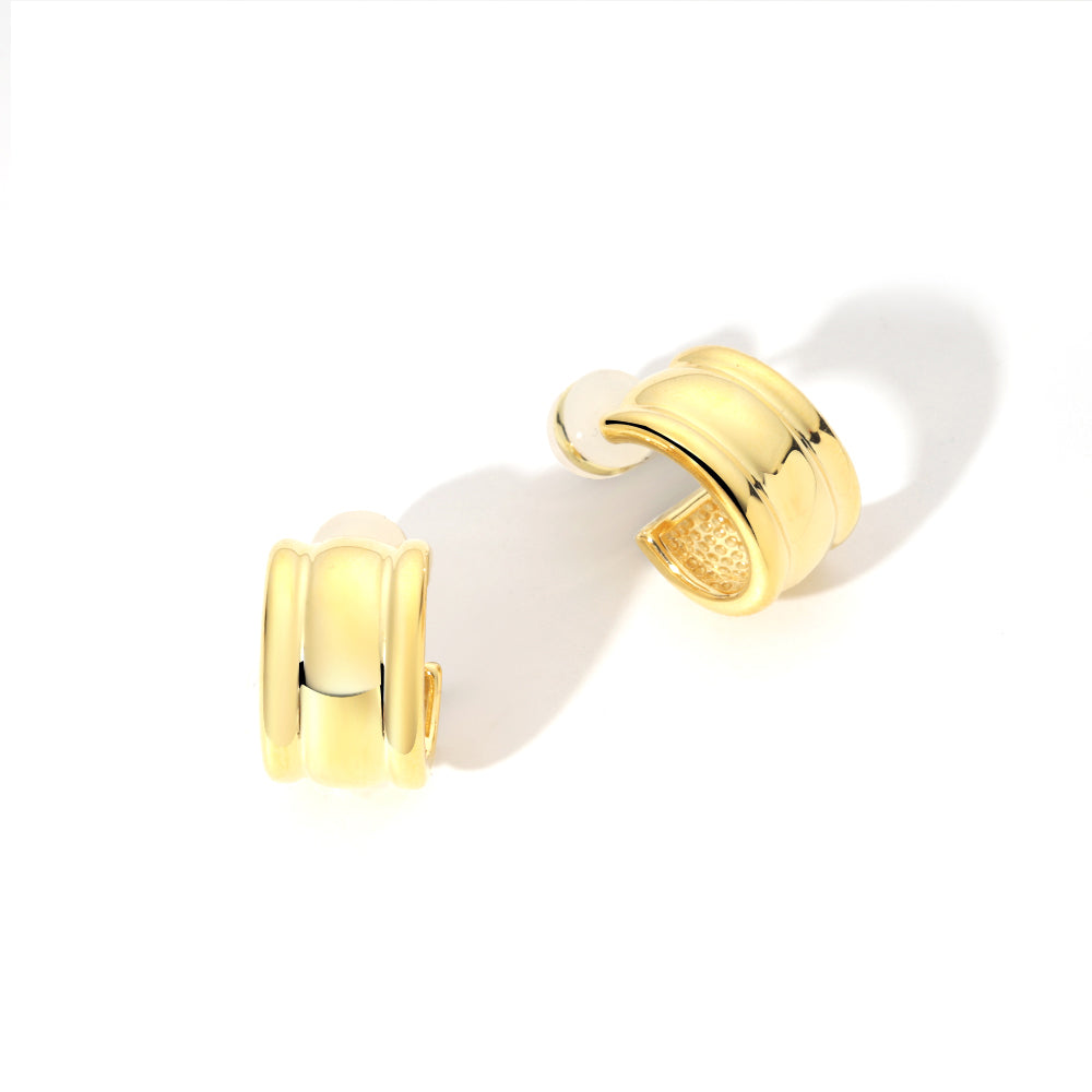 ENVYOU C-shaped Stud Earrings