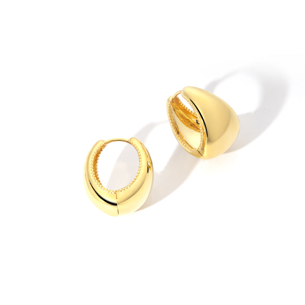 ENVYOU Teardrop Hoop Earrings