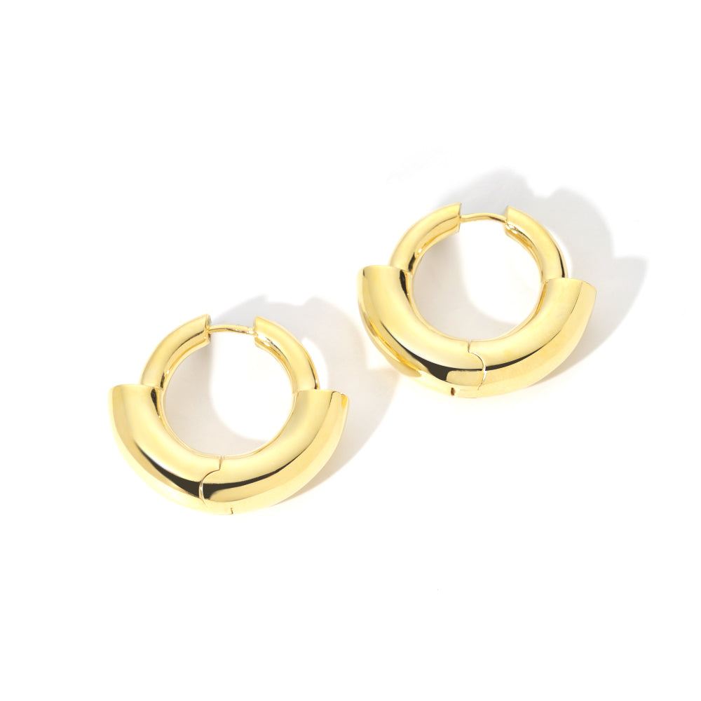 ENVYOU Chunky Hoop Earrings