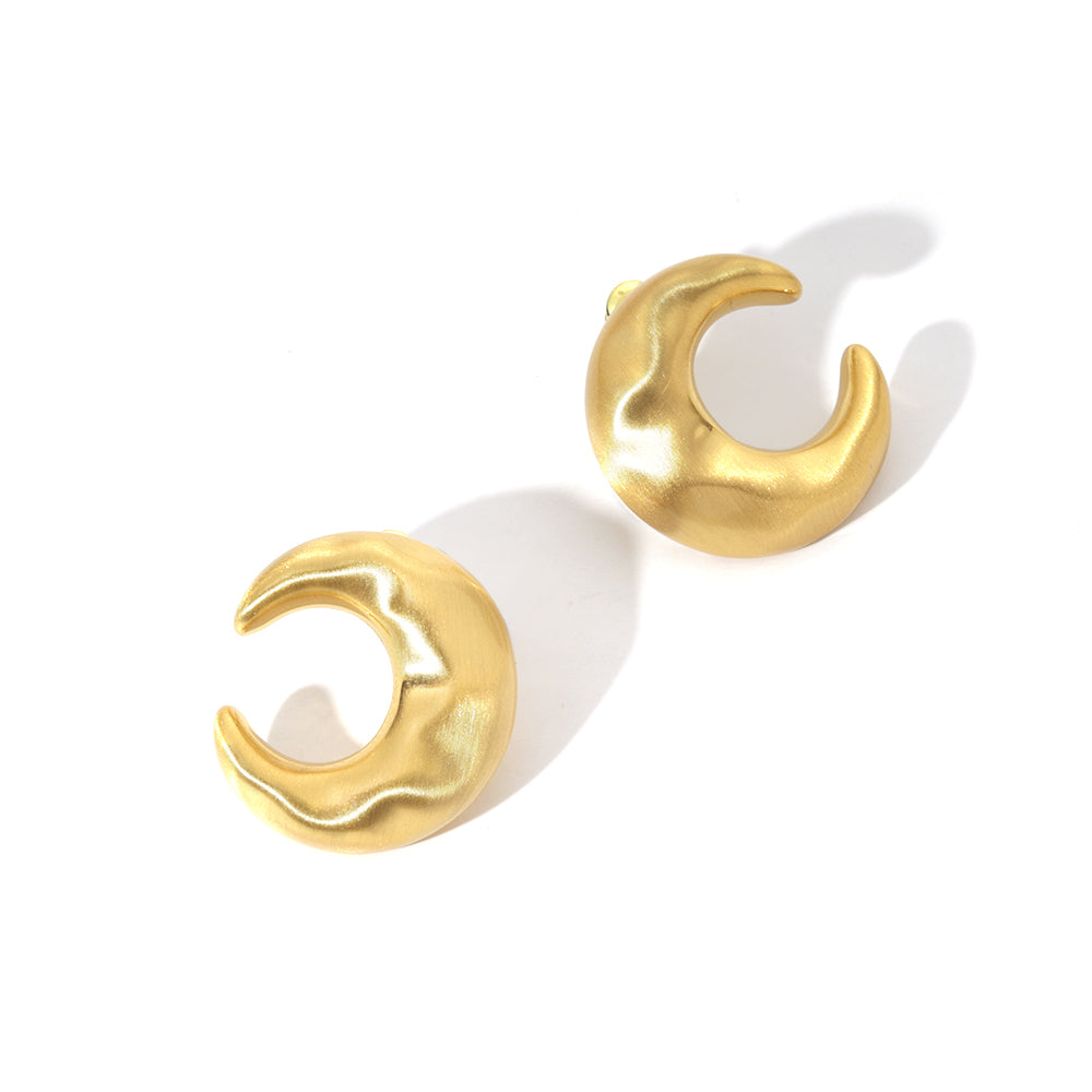 ENVYOU Chunky Moon Earrings