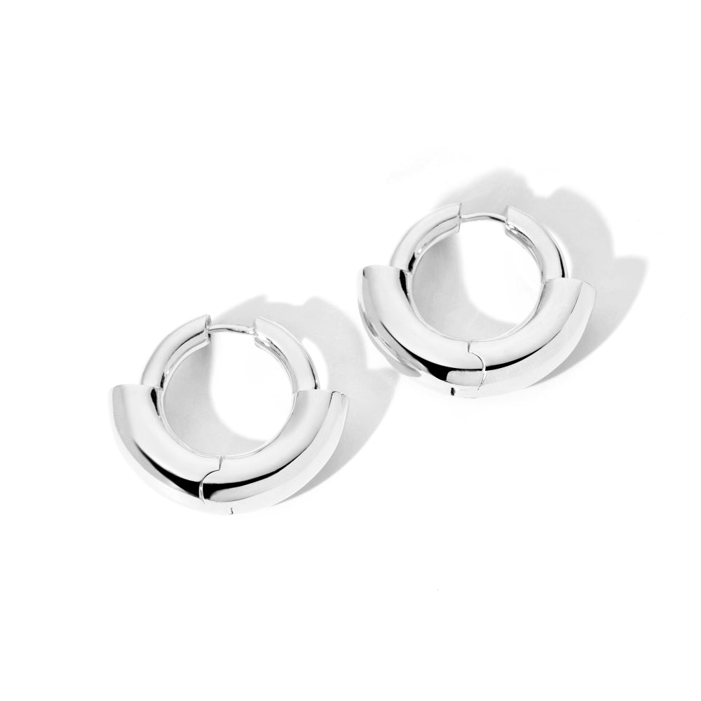 ENVYOU Chunky Hoop Earrings