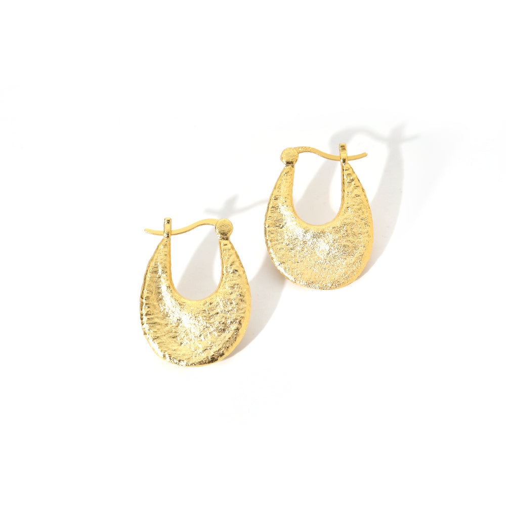 ENVYOU Hammered Handbag Earrings
