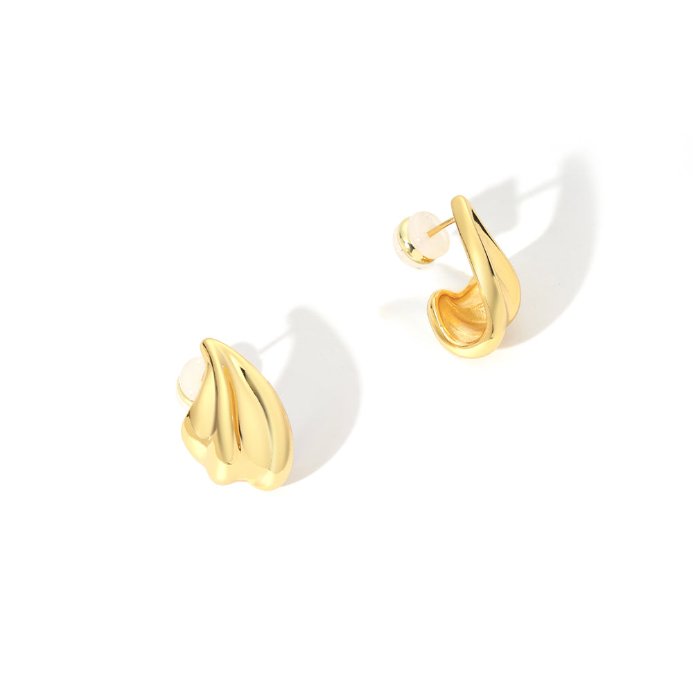 ENVYOU Chunky Irregular Stud Earrings