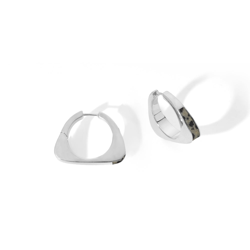 ENVYOU Triangle Hoop Earrings