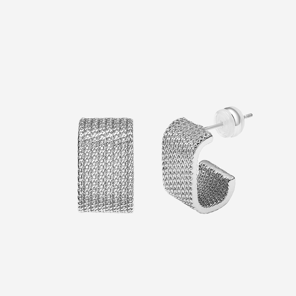 ENVYOU C-shaped Stud Earrings