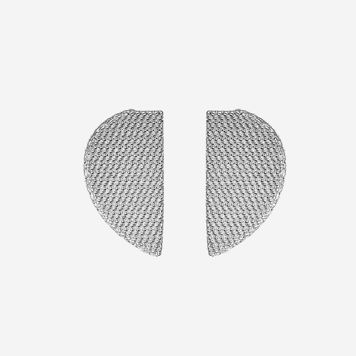 ENVYOU Chunky Semi-circle Stud Earrings