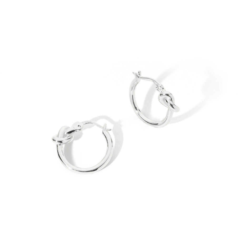 ENVYOU Knot Hoop Earrings