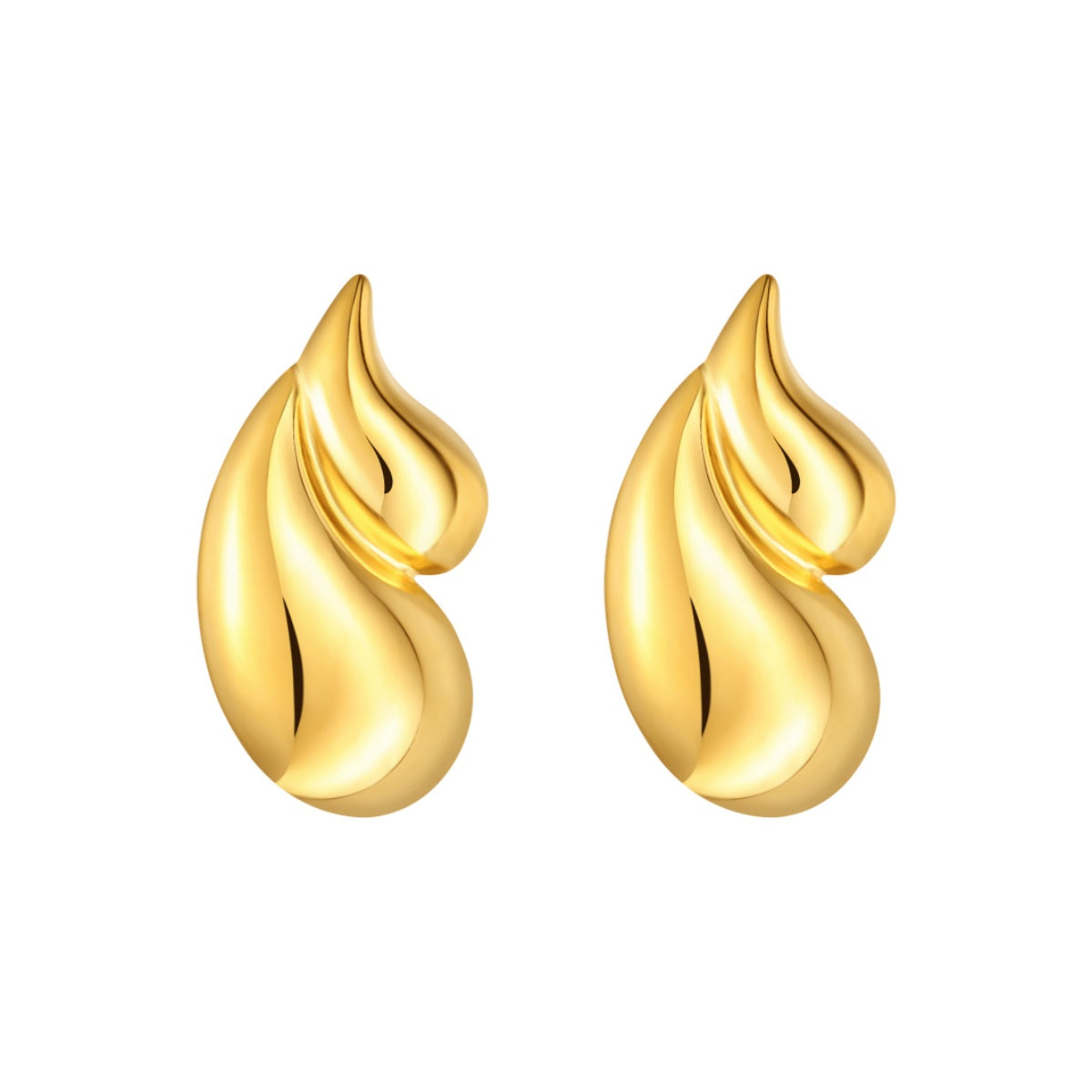 ENVYOU Teardrop Stud Earrings