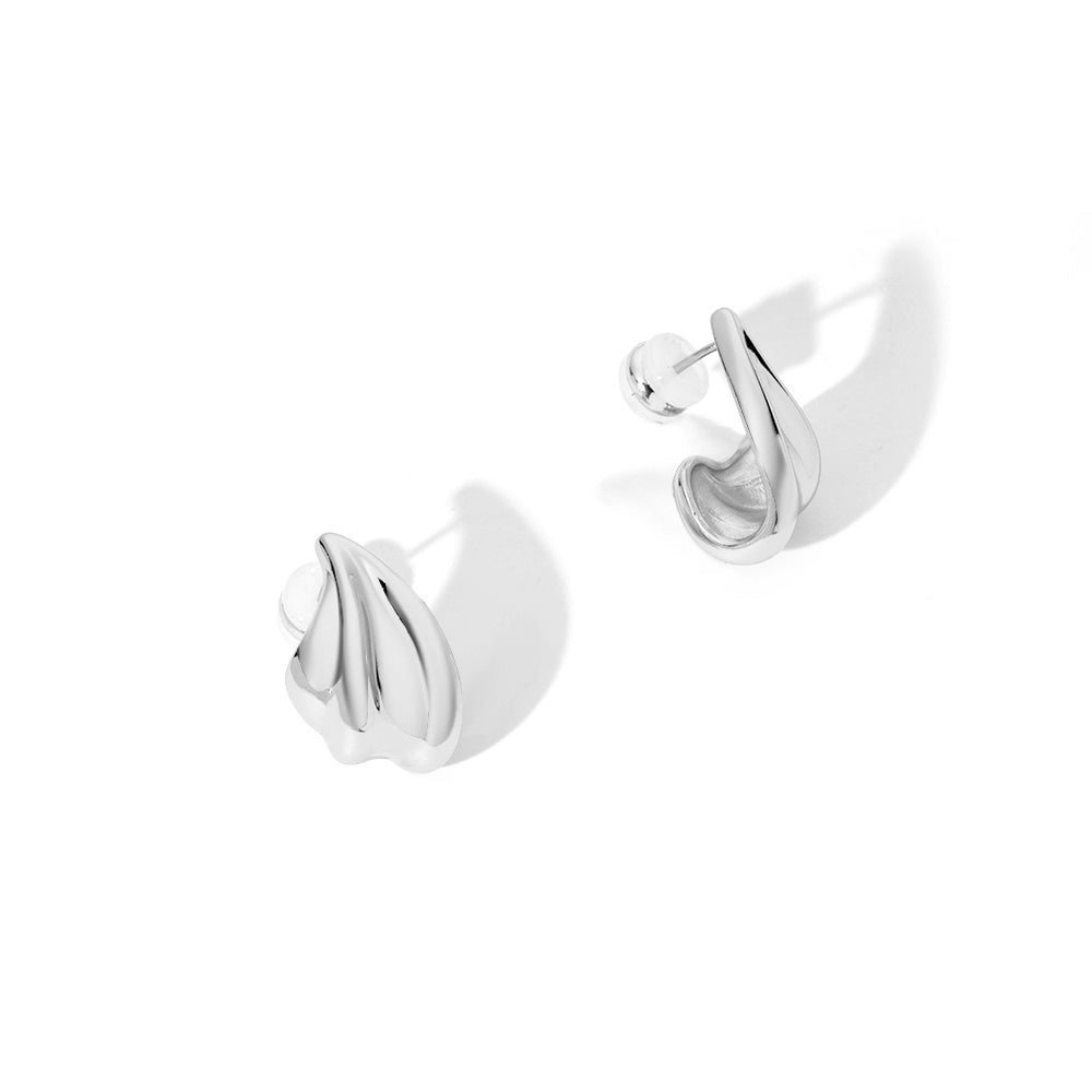 ENVYOU Chunky Irregular Stud Earrings