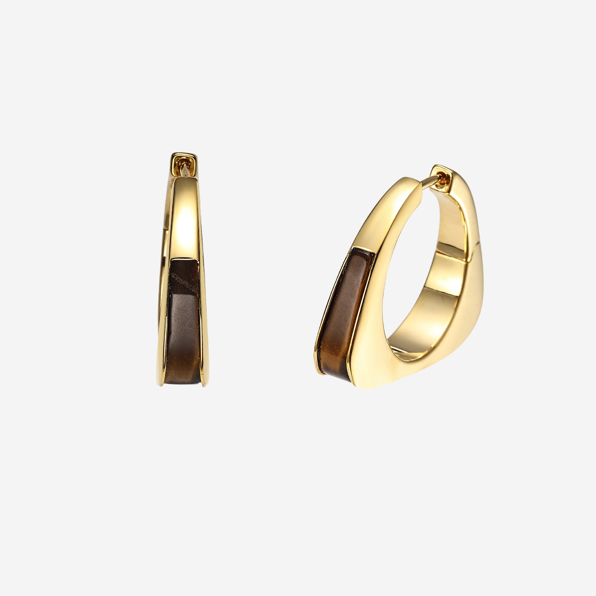ENVYOU Triangle Hoop Earrings