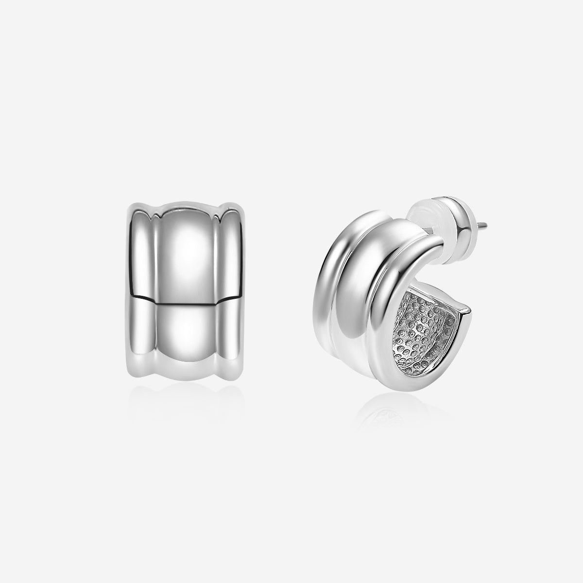 ENVYOU C-shaped Stud Earrings