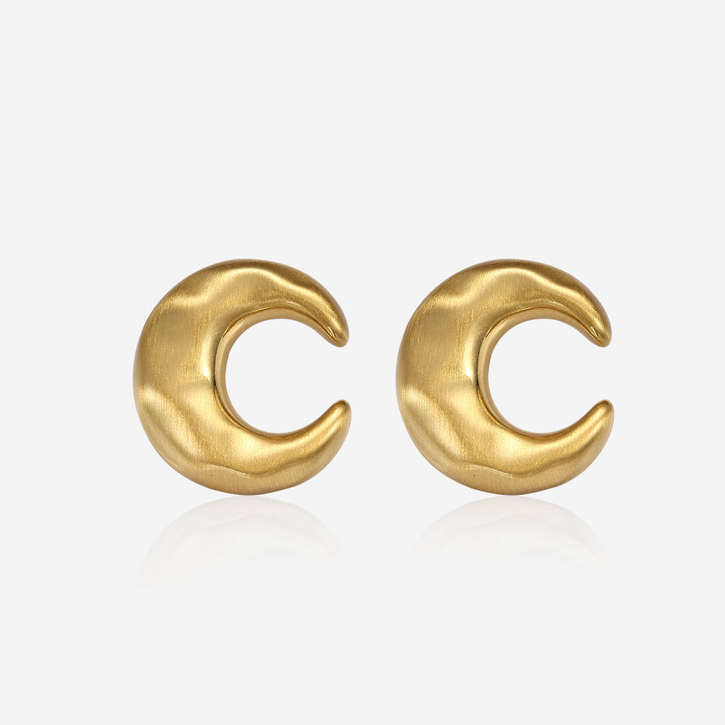 ENVYOU Chunky Moon Earrings