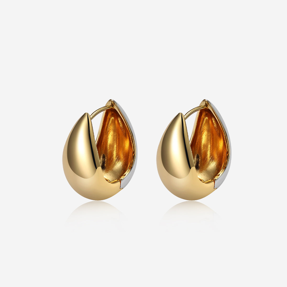 ENVYOU Mixed Metal Earrings