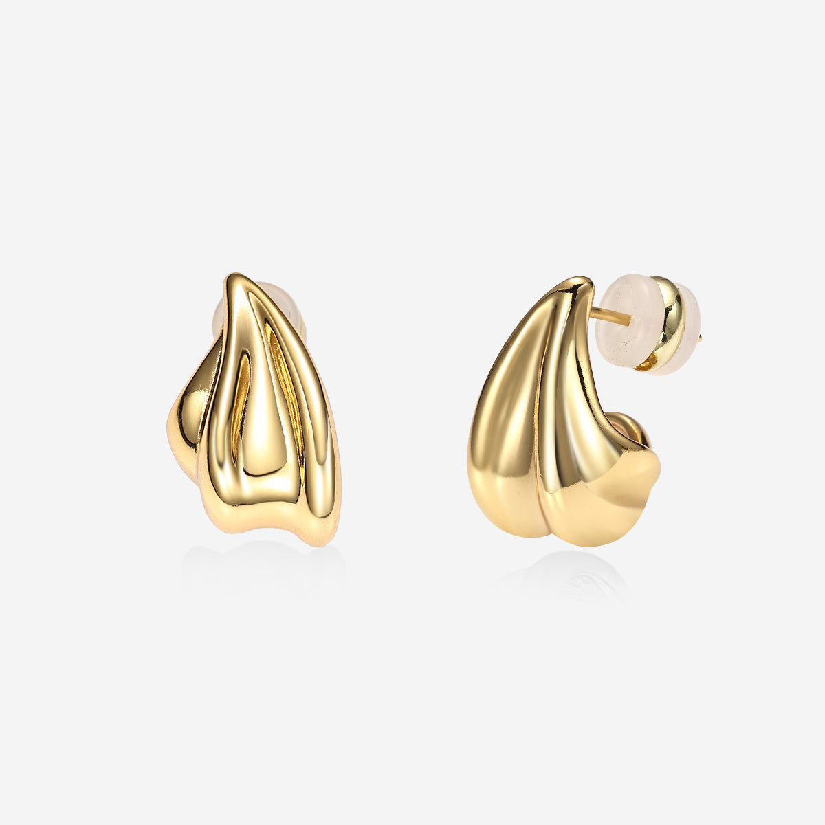 ENVYOU Chunky Irregular Stud Earrings