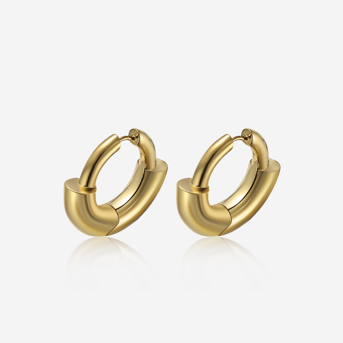 ENVYOU Chunky Hoop Earrings