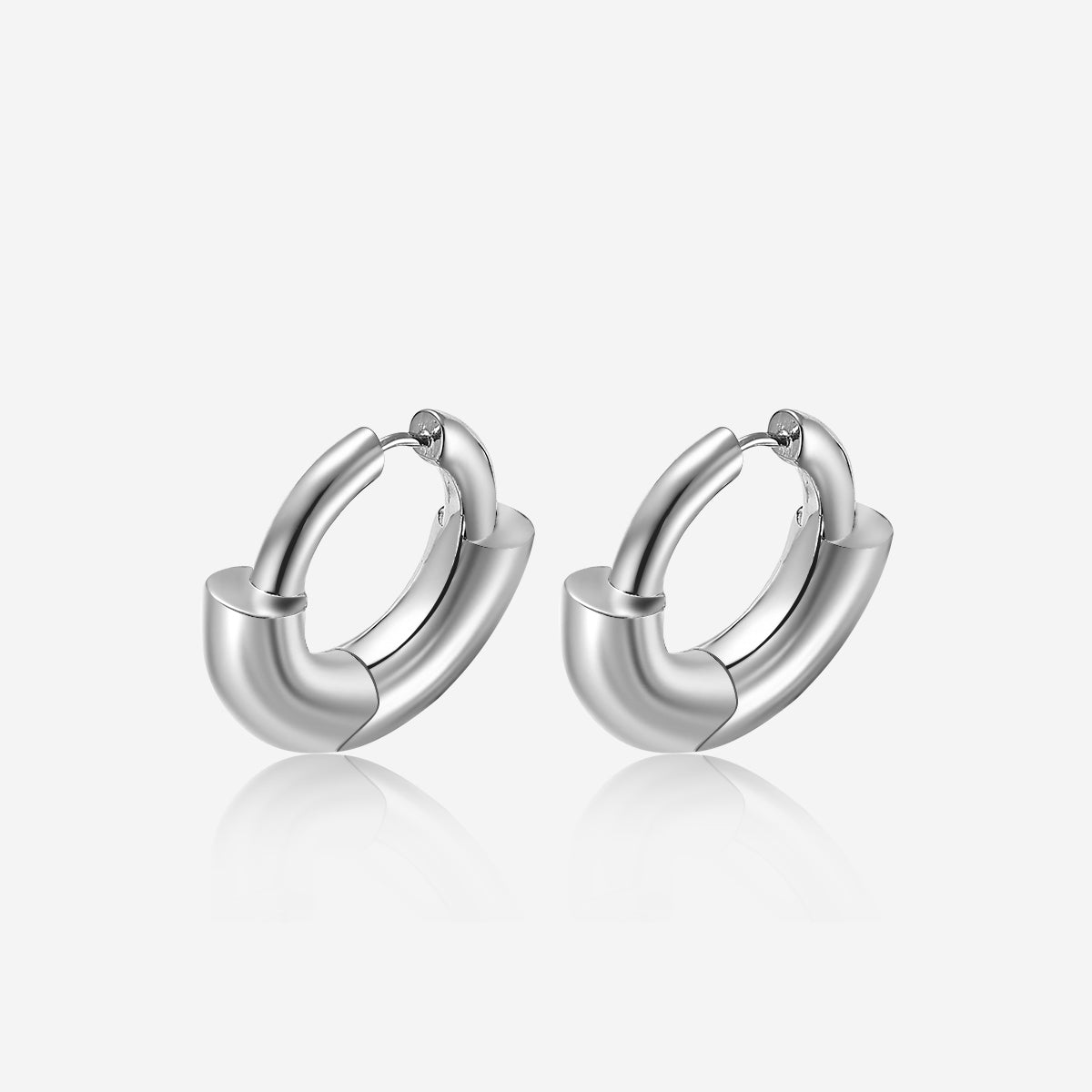 ENVYOU Chunky Hoop Earrings