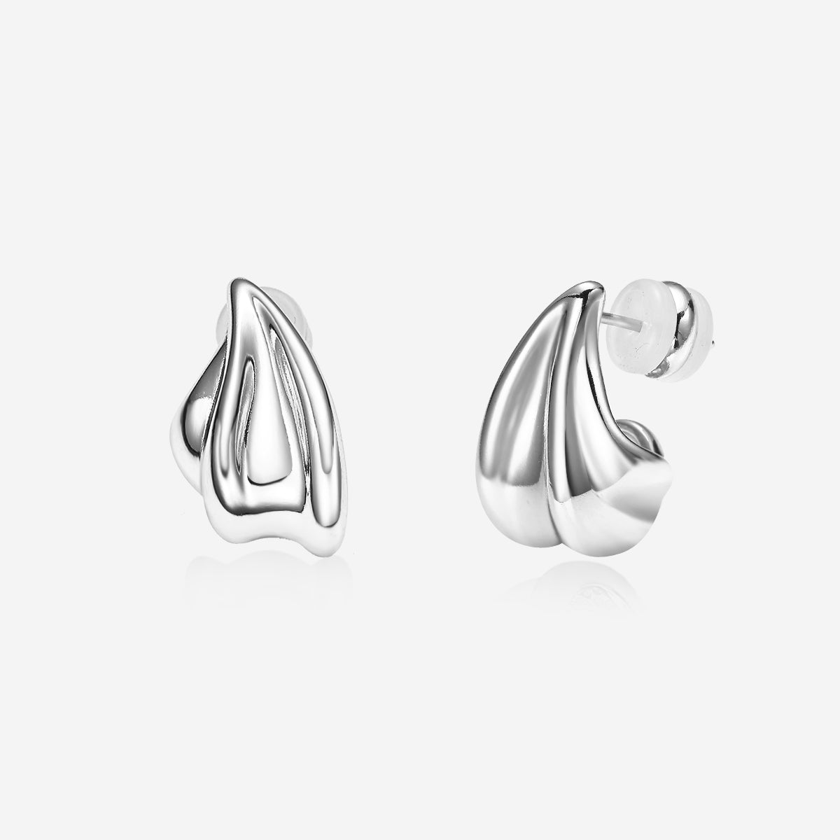 ENVYOU Chunky Irregular Stud Earrings