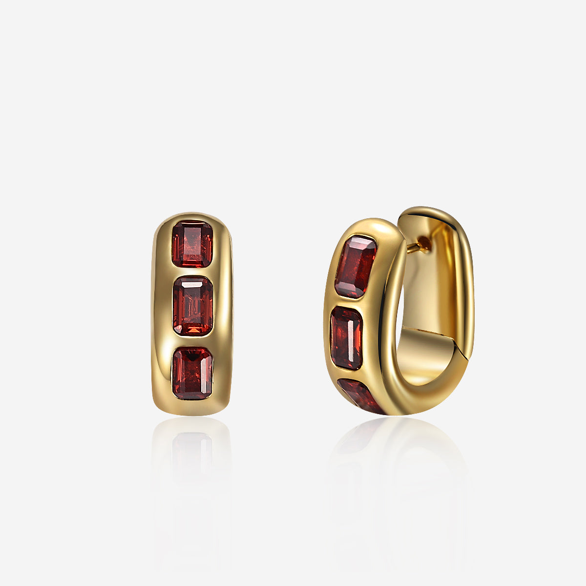ENVYOU Red Earrings