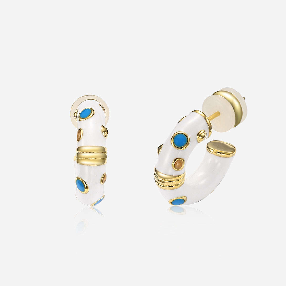 ENVYOU C-shaped Earrings