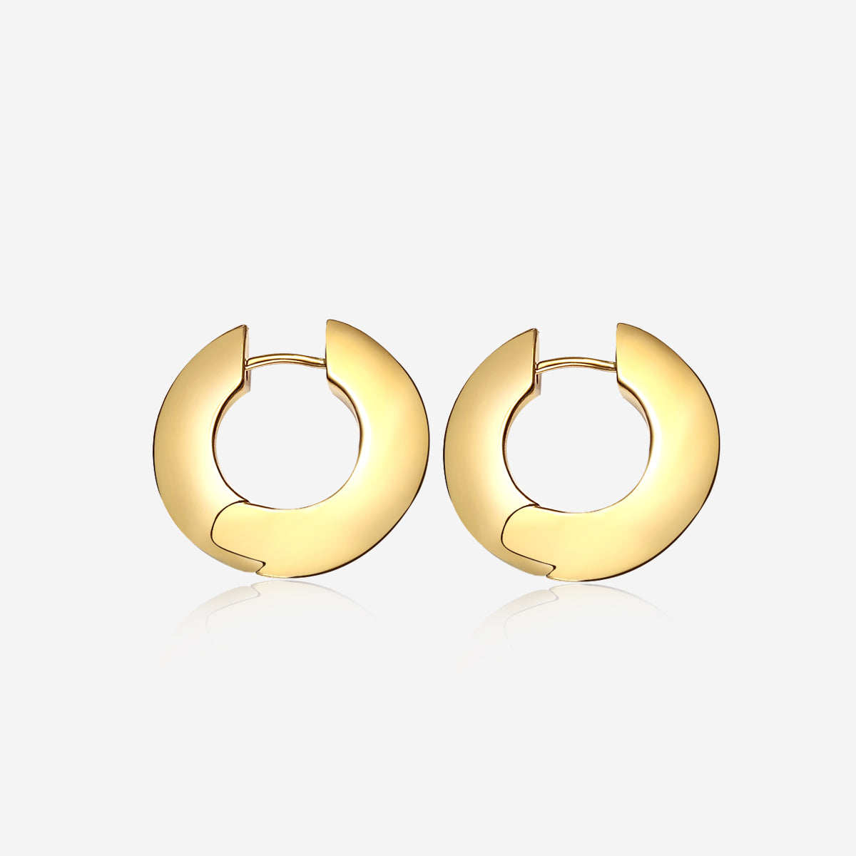 ENVYOU Minimalist Chunky Hoop Earrings