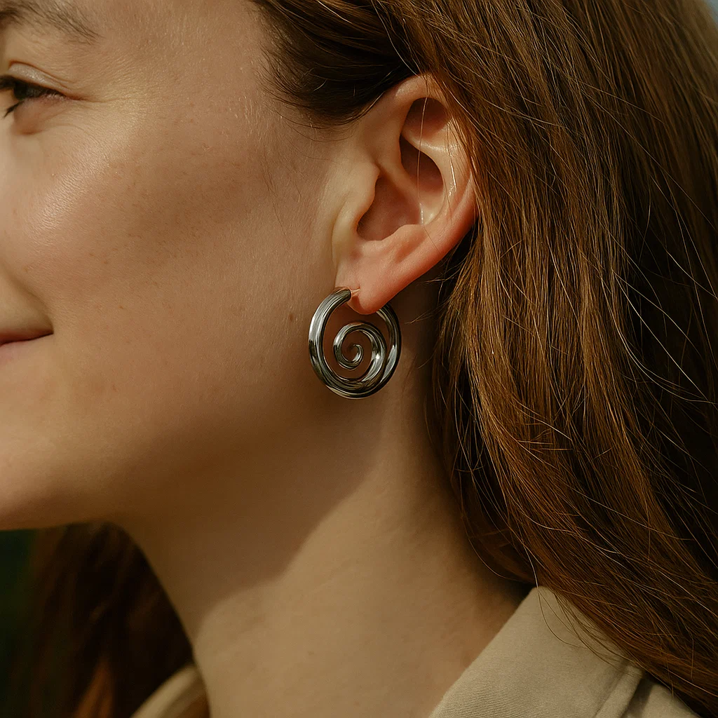 ENVYOU Spiral Earrings