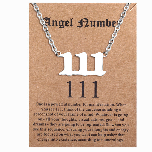 ENVYOU Angel Number Necklace