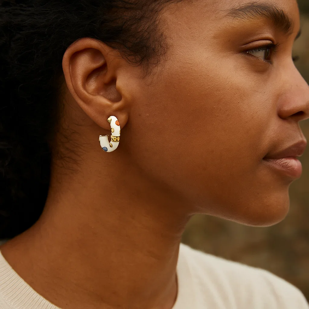 ENVYOU C-shaped Earrings