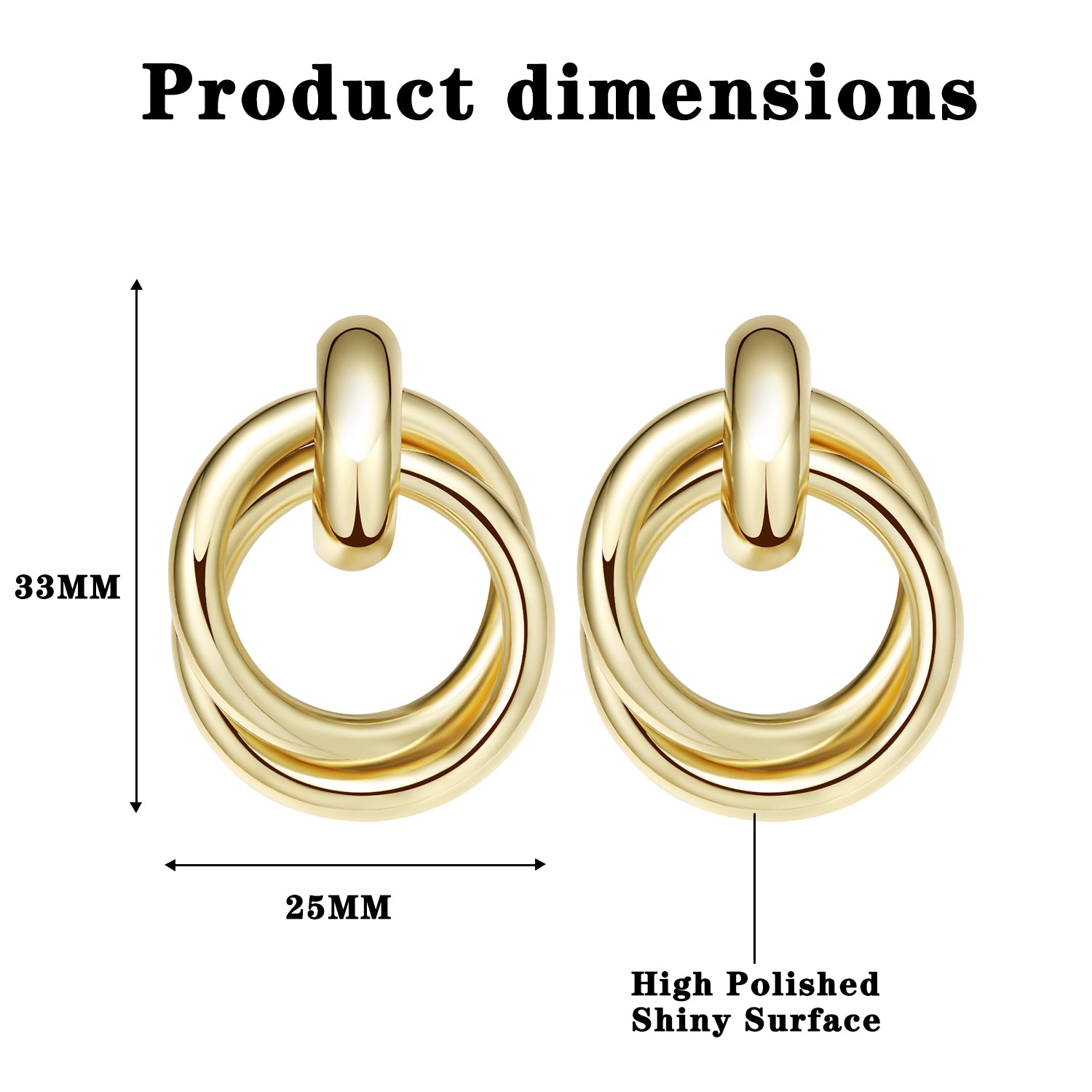 ENVYOU Knot Stud Earrings