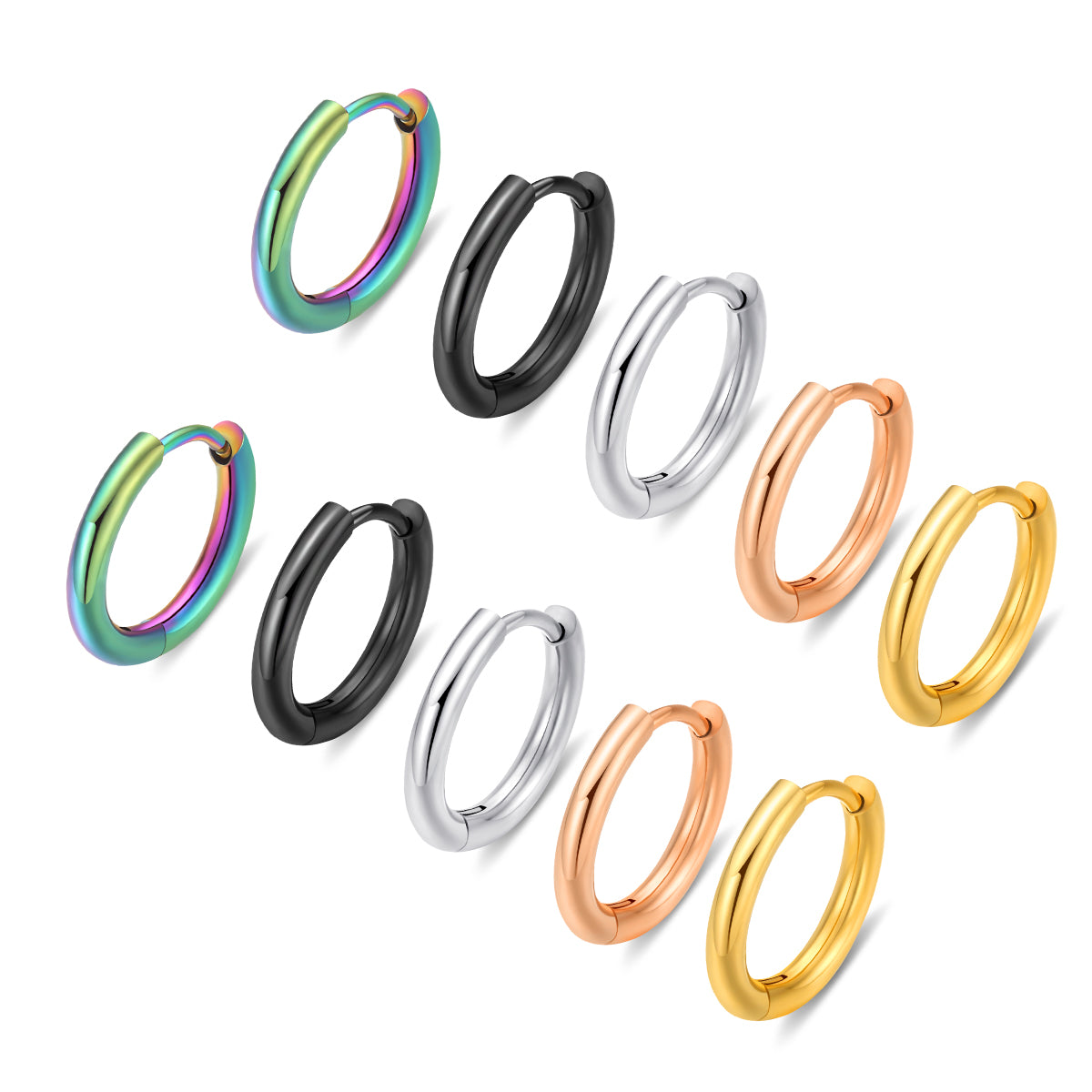 ENVYOU Huggie Hoop Earrings